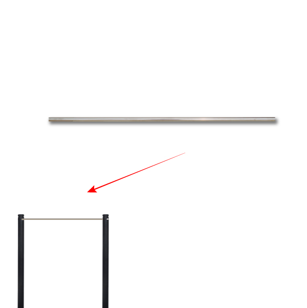 7mm鋁質橫桿-灰色BA-27（150cm）